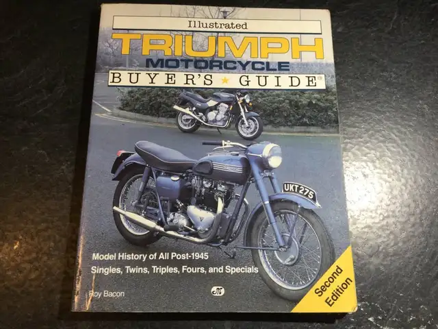 Triumph Motorcycle Guide Tiger 100 Trophy Daytona Bonneville in Non-fiction in Parksville / Qualicum Beach - Image 2