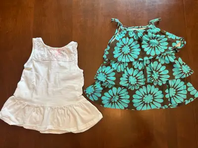 Size 4T Girl’s sleeveless tops - $4 for all - Carter’s, Joe, View more