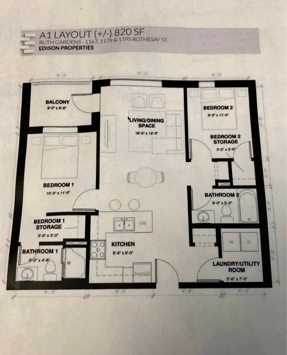 Apartment North Kildonan 2 bedroom 2 bath 2