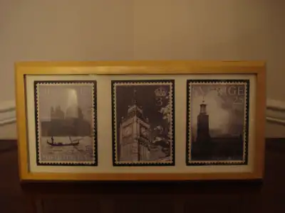 Excellent condition. This is a Ikea, UK/Euro wall decor framed art. Has a hook on the reverse side t...