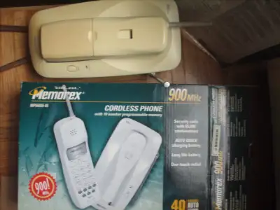 Memorex cordless phone, older model + more for sale.         040, View more