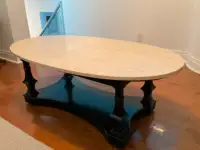Coffee Table - Oval - Marble Top