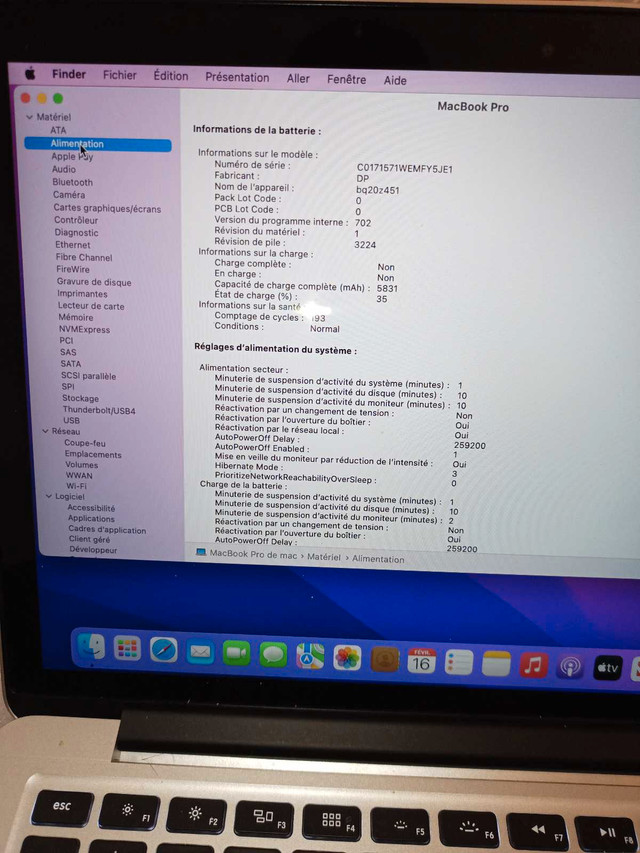 MacBook pro 13" i7 - 2015 dans Portables  à Ville de Montréal - Image 4