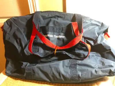 20" L X 7" W X 14" H Light Weight Nylon Duffel Bag By American Tourister