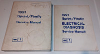 1991 FIREFLY GM Service Manual Set