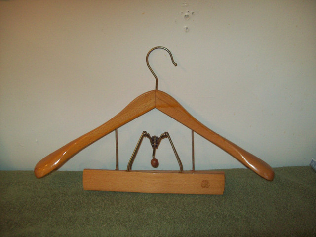 Solid wood suit coat hanger in Arts & Collectibles in Stratford