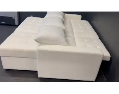 Never Used!! Sectional Sofa Bed with Storage Facility Available, View more