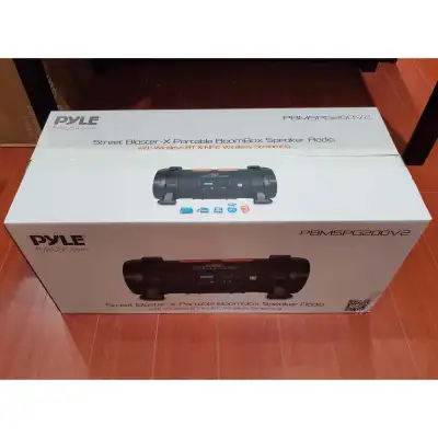 Brand new in box. Model Name : PBMSPG200V2 Power Output : 1000 Watt MAX USB Flash Drive Support: Up...