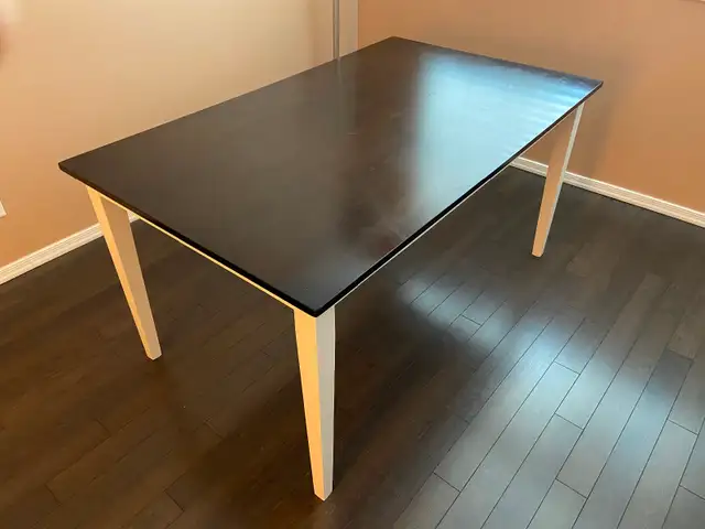Solid Dining Wood Table in Dining Tables & Sets in Calgary - Image 2