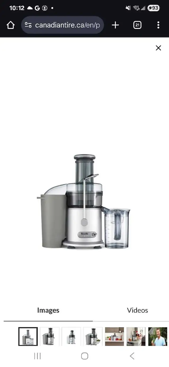 Breville Juice Fountain™ Plus Centrifugal Juicer, Silver in Processors, Blenders & Juicers in Gatineau - Image 4