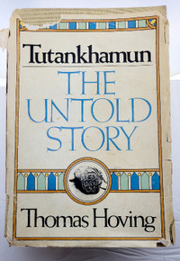 book - TUTANKHAMUN The Untold Story - Thomas Hoving - first ed