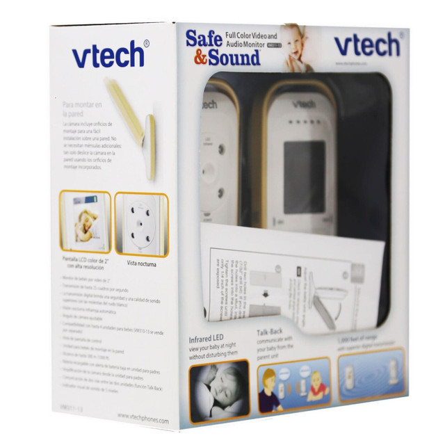 New VTech VM311 Full Color Safe & Sound Night Vision Digital Vid in Gates, Monitors & Safety in Ottawa - Image 3