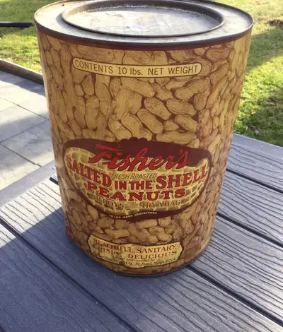 Large Fisher’s Peanut Tin , View more
