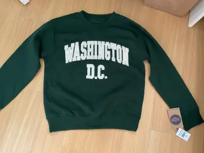 Brand New Green Washington D.C. Crewneck Sweater Size SM , View more
