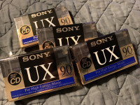 Sony Lot of 4 NEW UX 90M Type II High (CrO2)