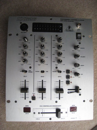 3 pc Vintage DJ mixing gear- Behringer DX626 & Numark CDN-34S -