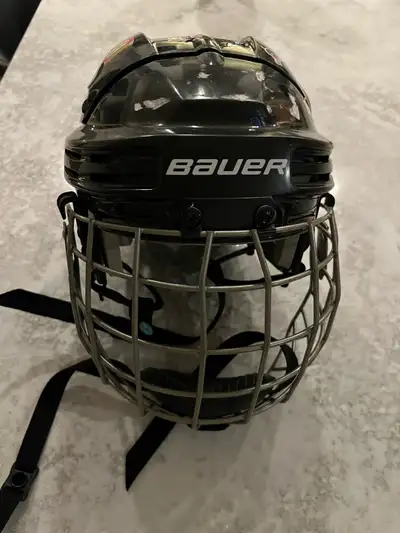 5R youth skates, size 6. True vision II FM2500 HECC Certified Hockey Helmet, size M, BHH3500MM. No d...
