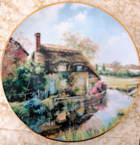 Vintage Murrle  Cottage Marty Bell Collector Plate