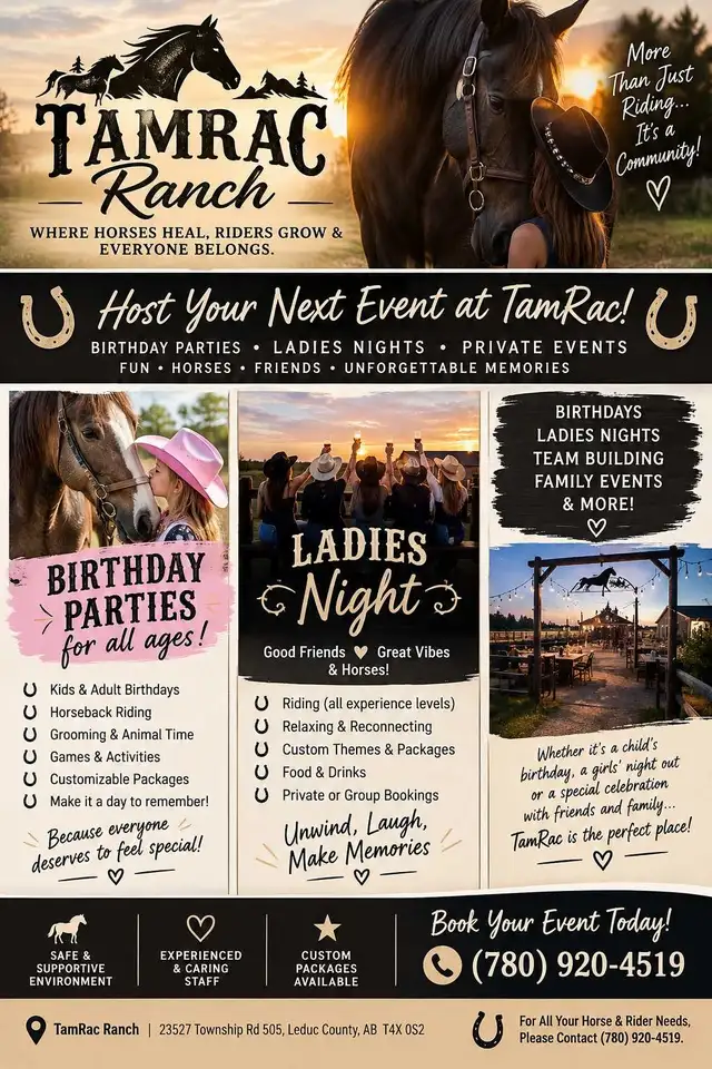Tamrac Ranch Lessons & Events