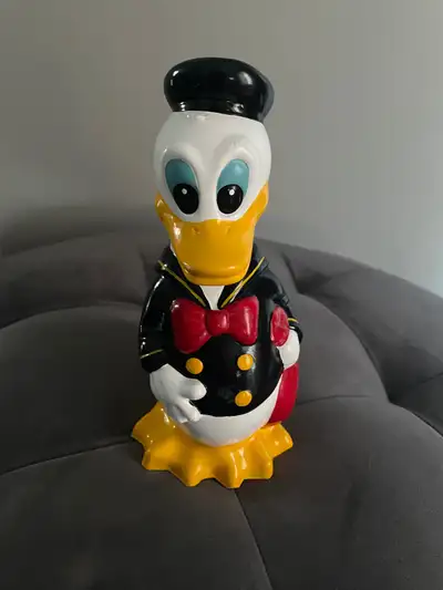 Vintage Donald Duck piggy bank, View more