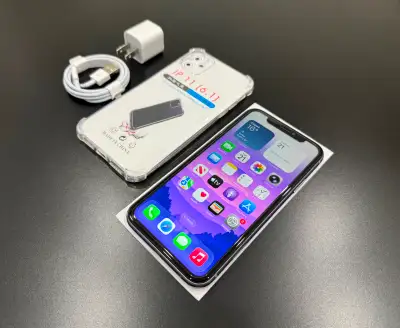 iPhone 11 64GB - UNLOCKED - W/CASE + GLASS, View more
