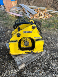 Stanley HS6000 Hoe pack plate compactor hydraulic