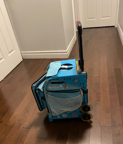 rolling figure skating bag - zuca looks like new, View more