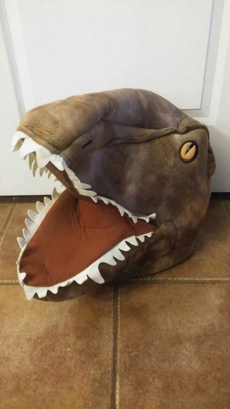 Dinosaure grosse tete masque Halloween Dinosaur big head mask dans Jouets et jeux  à Ouest de l’Île - Image 2