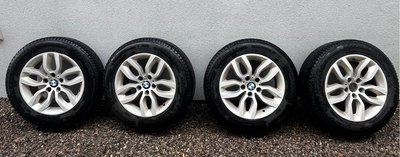 Set of 4 winter tires on rims — Continental VikingContact 7, 225/60R17 Came off a 2015 BMW X3. Used...
