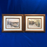 Pair of Framed Prints by Peter Robson
