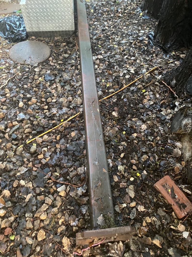 Free Yard Light 20 ft pole. 4x4 thick wall yard light. Wired