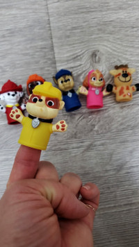 Paw patrol finger puppets