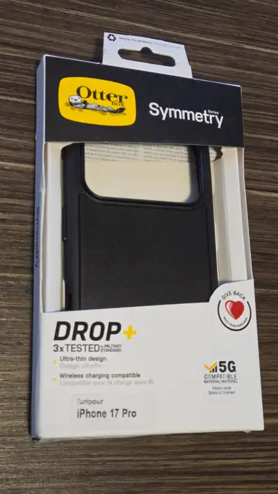 Brand New - OB iPhone 17 Pro Symmetry Series Case - Black, View more