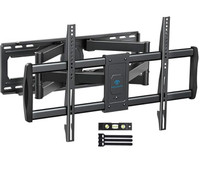 PERLESMITH Full Articulating TV Wall Mount for XL 50-90" TVs $75