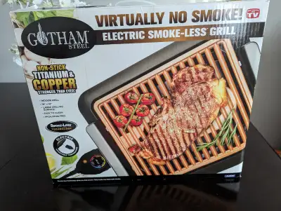 Gotham Steel Smokeless Indoor Grill 16" x 14", View more