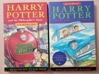Harry Potter Books Early Editions 1 & 2
