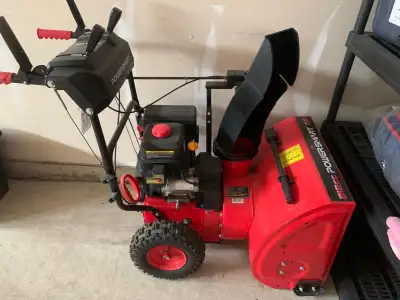 PowerSmart 24-inch Two-Stage Gas Powered Snow Blower with LED Li, View more
