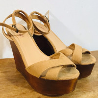 Bambou wedge shoes