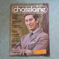 Vintage 1975 Chatelaine Magazine Prince Charles
