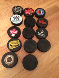 Hockey pucks 15 for $20 most new
