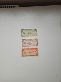 Antique Rare 1950s Philippine Centavo Banknotes Each for $25