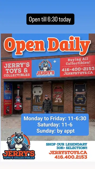 Funko Pop Collection Sale/ Jerrystoys.ca, View more
