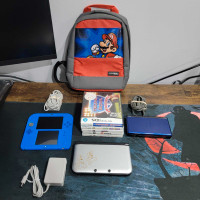 3x Nintendo Console (Used) + 10 Games + Bag