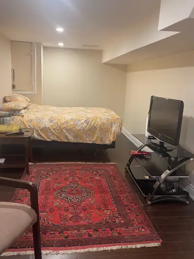 Furnished Private Basement room with Ensuite Bathroom
