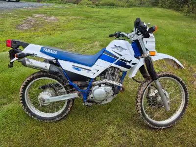 Good working bike, new battery, oil change and rear brake shoes. Does not have registration papers,...