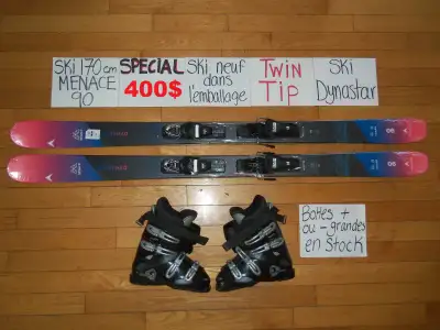 Ensembles de ski alpin TWIN TIP 150 160 170 176 180 cm, View more