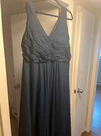 Dress Plus size navy bridesmaids/ prom dress