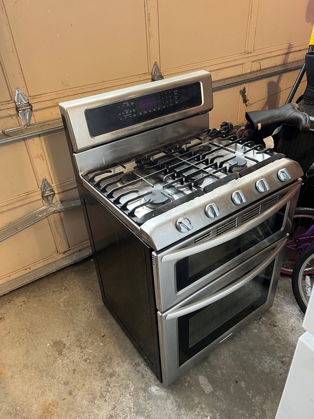 KitchenAid double gas oven KDRS505XSS in Stoves, Ovens & Ranges in Mississauga / Peel Region