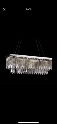 Chandelier LARGE crystal NEW IN BOX ! 