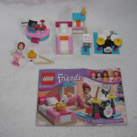 Lego Friend Set 3939 Mia's Bedroom Complete, Instructions